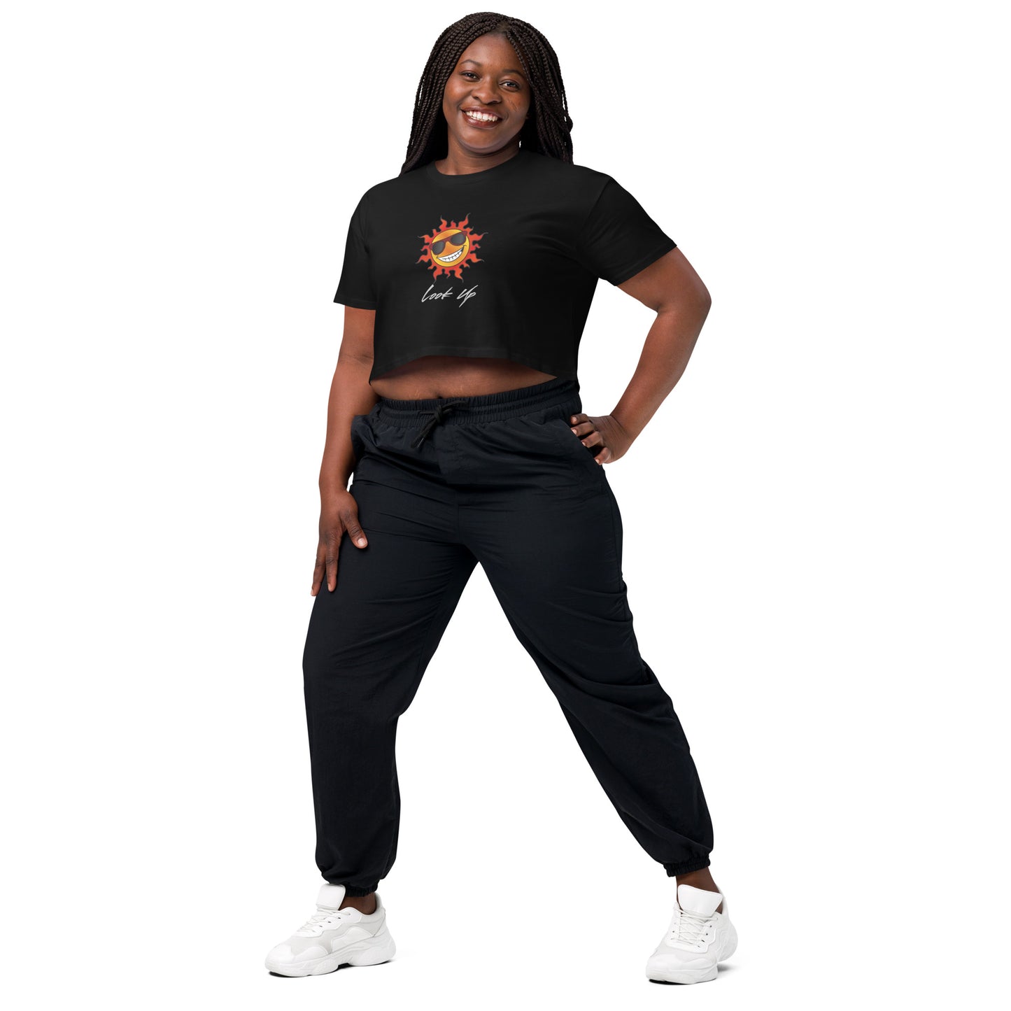 Look Up Logo Women’s Crop Top
