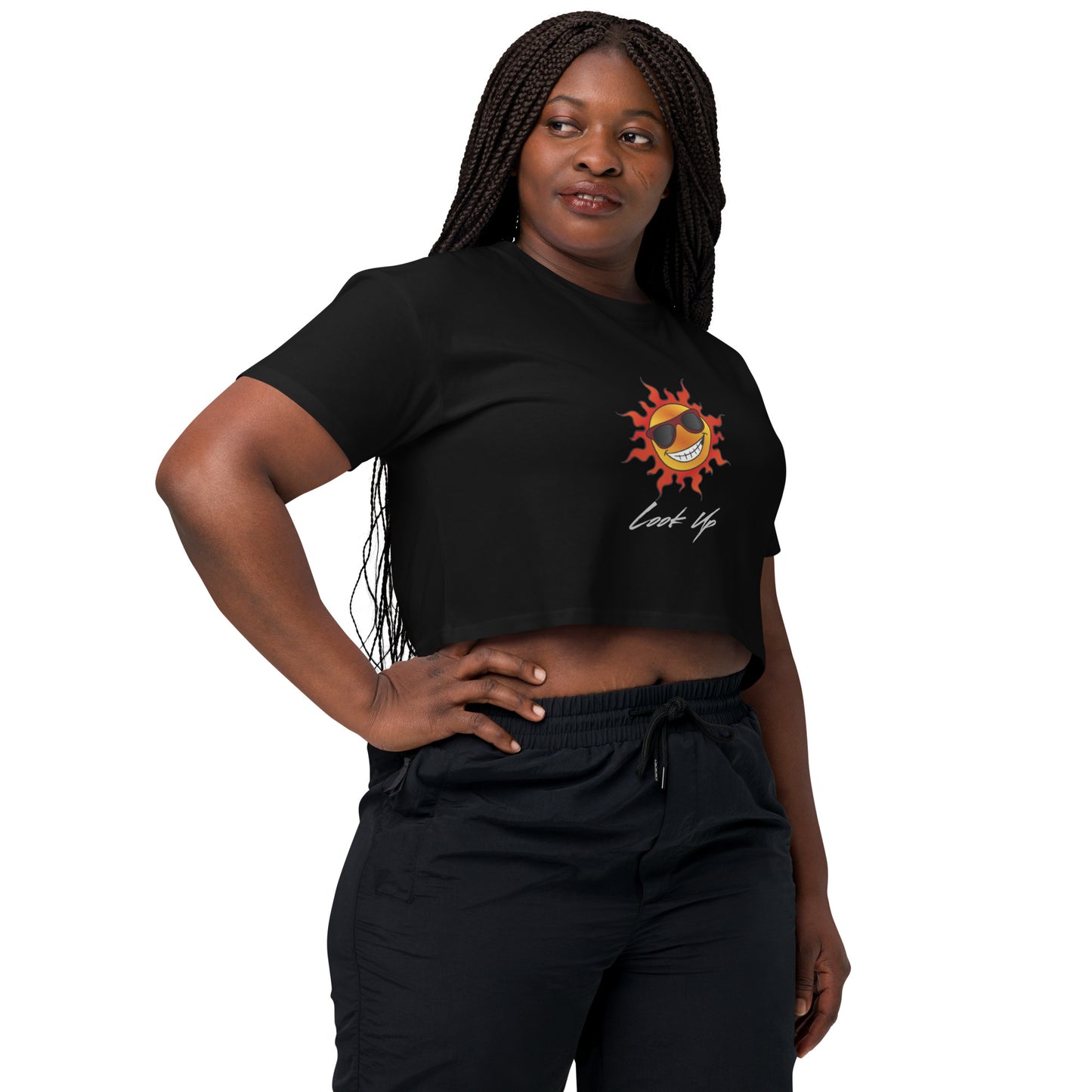 Look Up Logo Women’s Crop Top