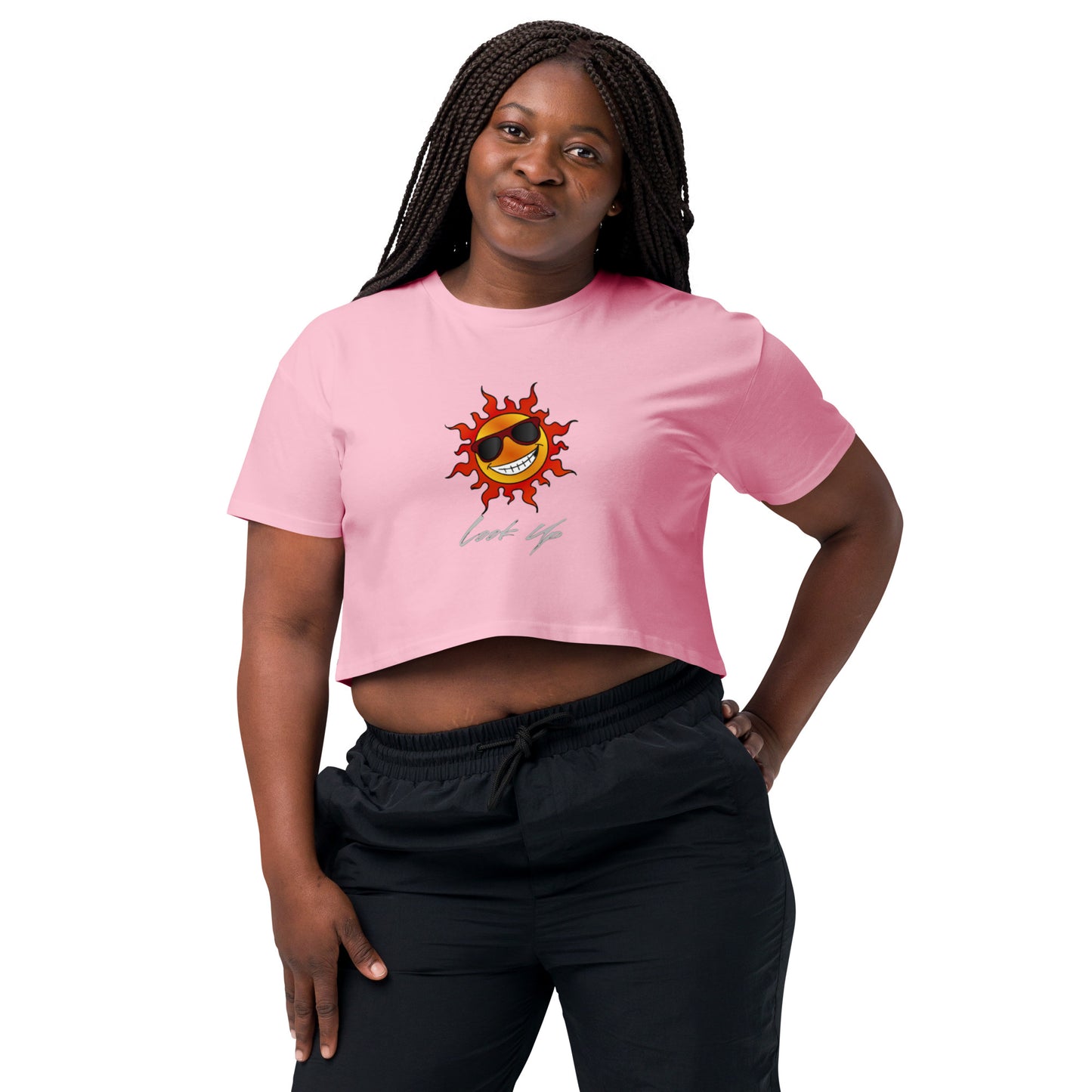 Look Up Logo Women’s Crop Top