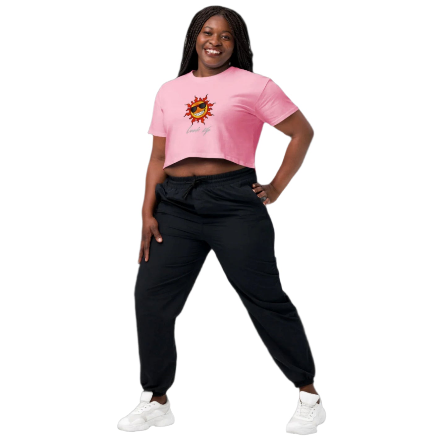 Look Up Logo Women’s Crop Top