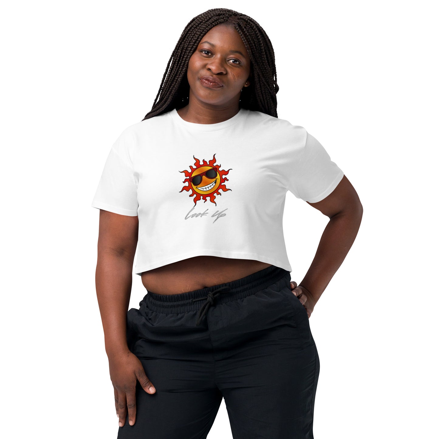 Look Up Logo Women’s Crop Top