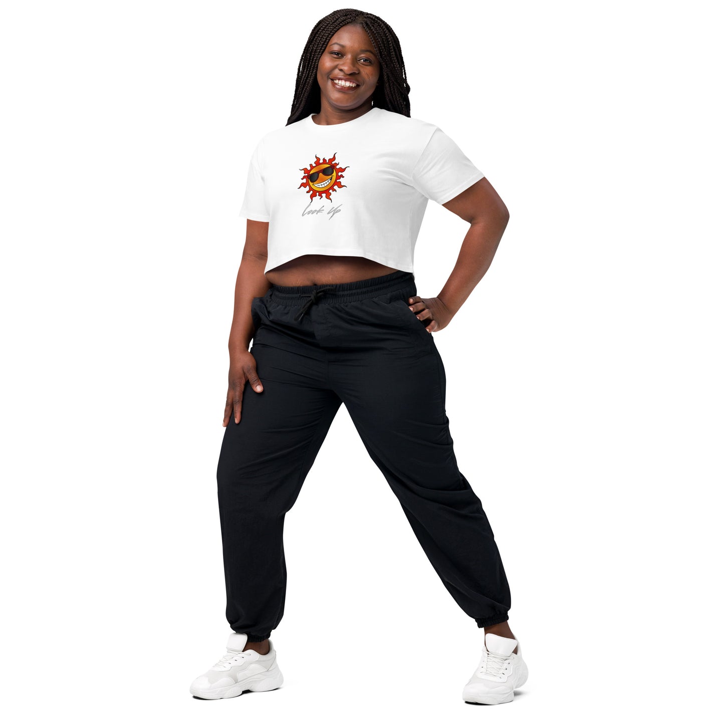 Look Up Logo Women’s Crop Top