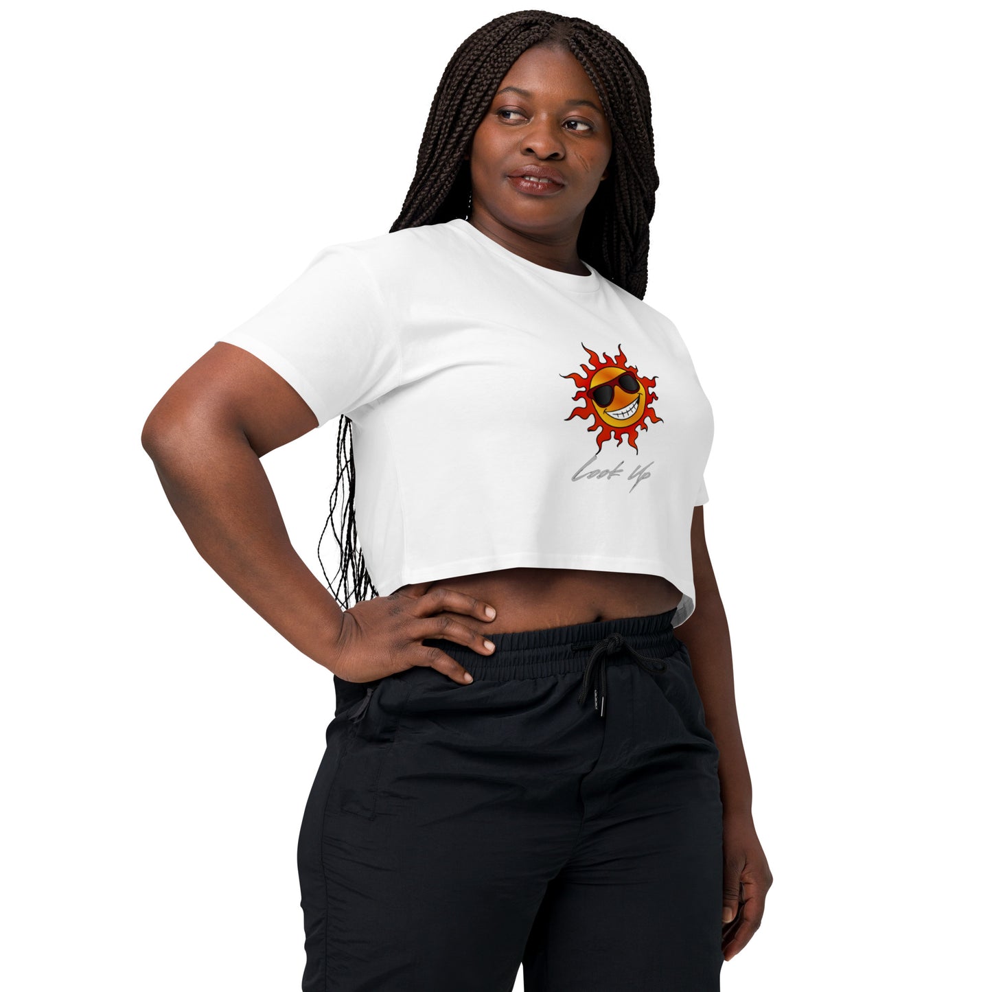Look Up Logo Women’s Crop Top